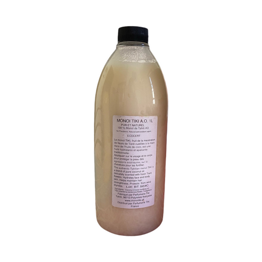 1 Litre Naturel Monoi Oil