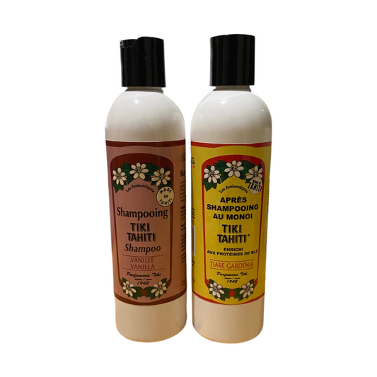 Vanilla Shampoo and Tiare Conditioner Combo