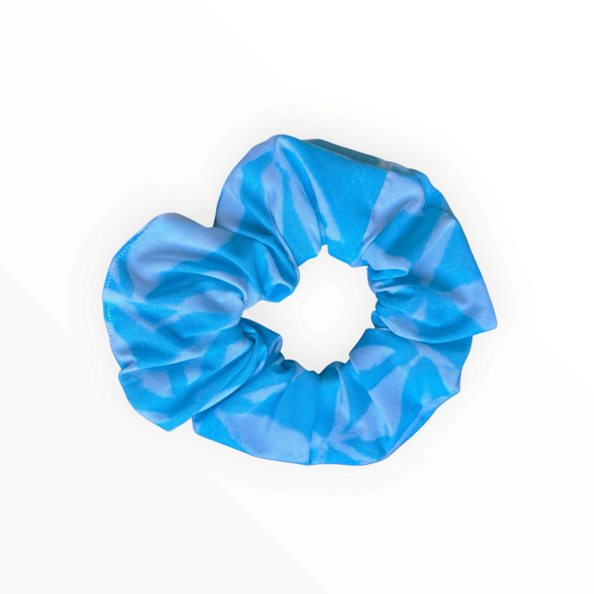 Blue Sorbet Scrunchies | Hand blockprinted Cotton Hair Accessories