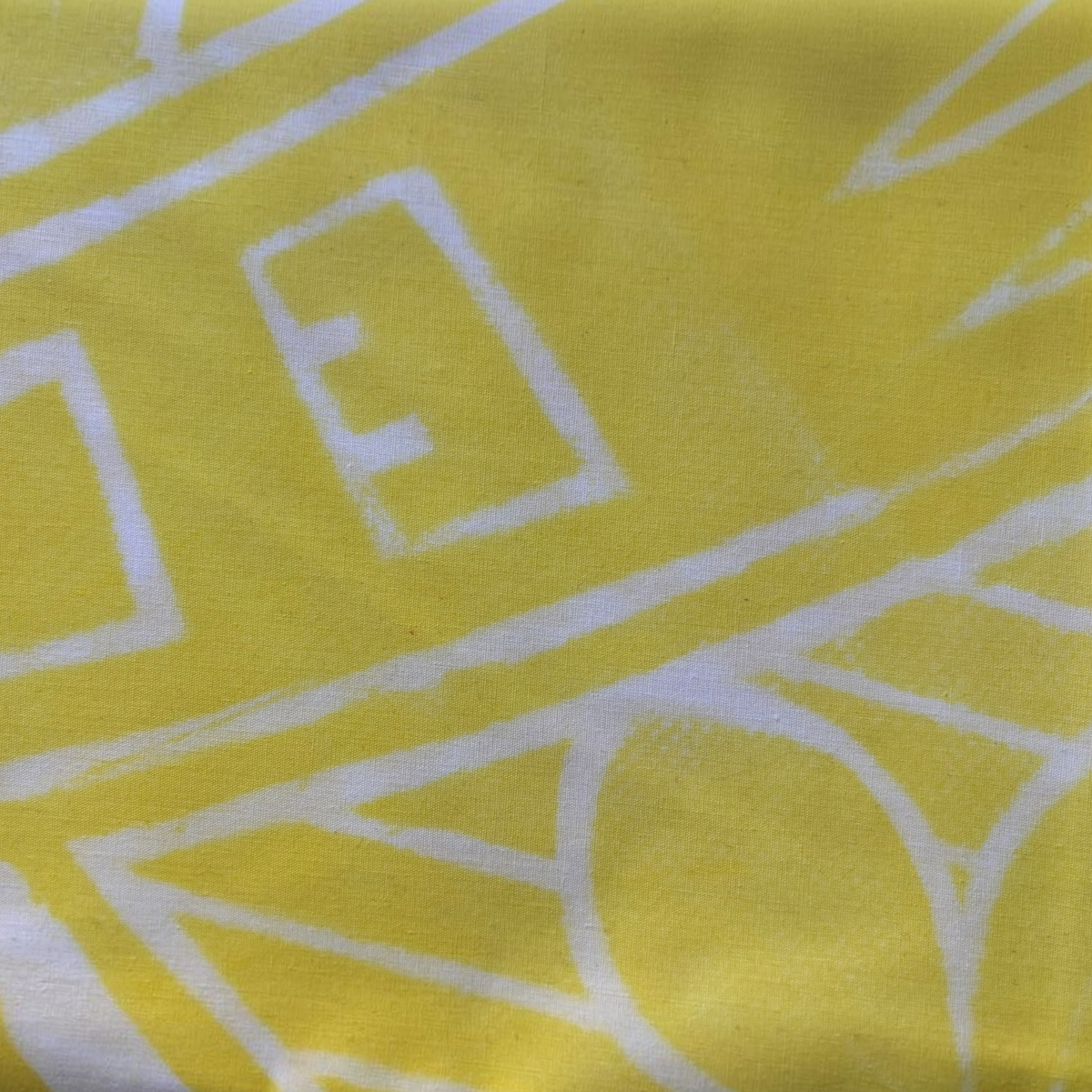 Lemon Sunlight | 2m Hand Blockprinted Cotton Poplin Sarong