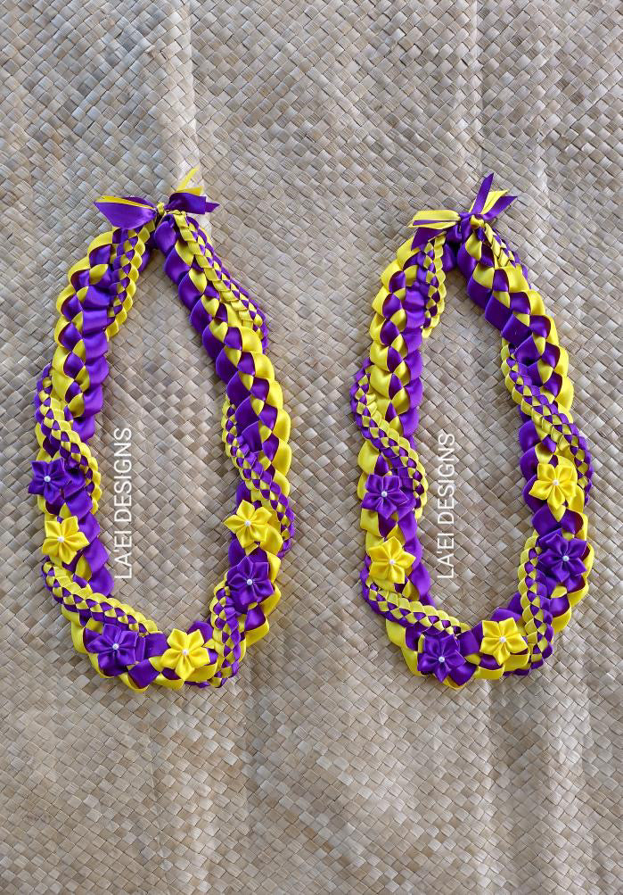 Decorated Ribbon Leis - Twisted Braid