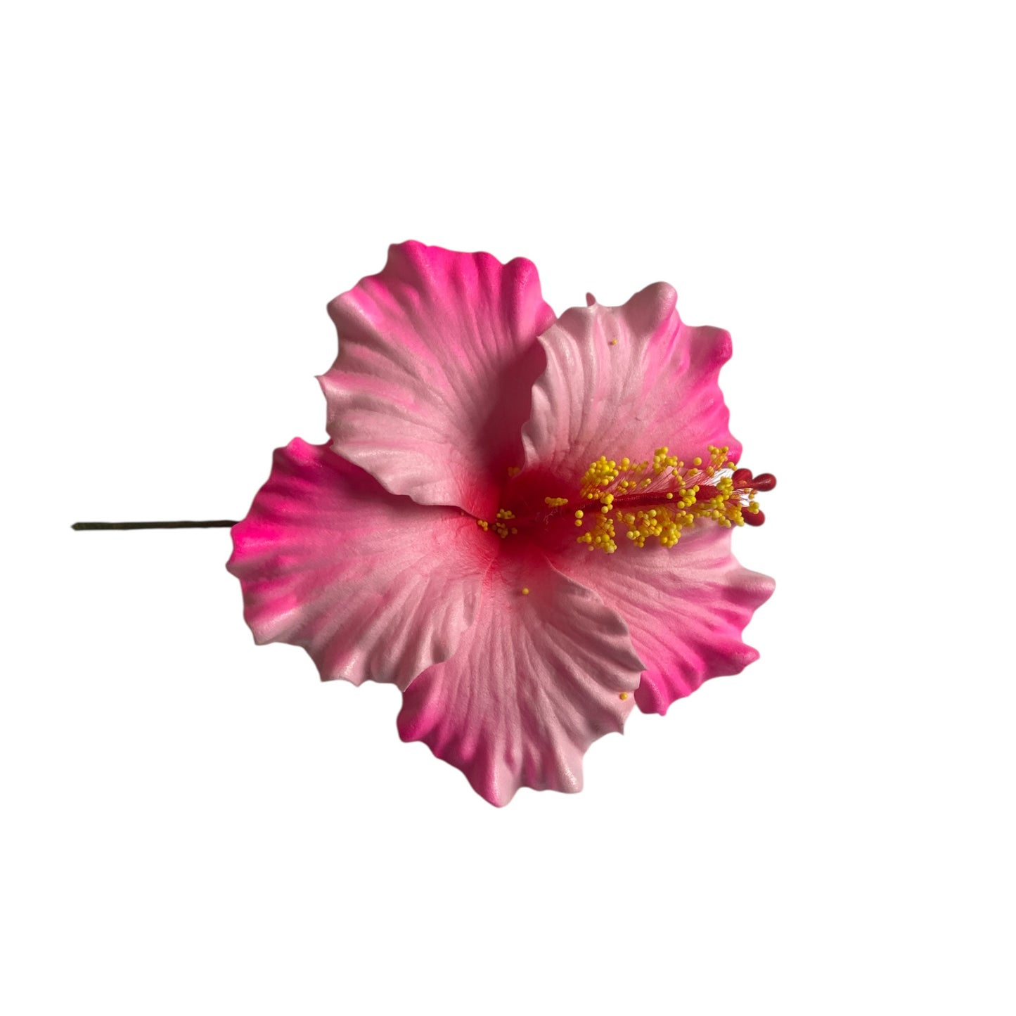 Nofoko Hibiscus 2-tone Pink Foam Flower Sei Siale 9cm