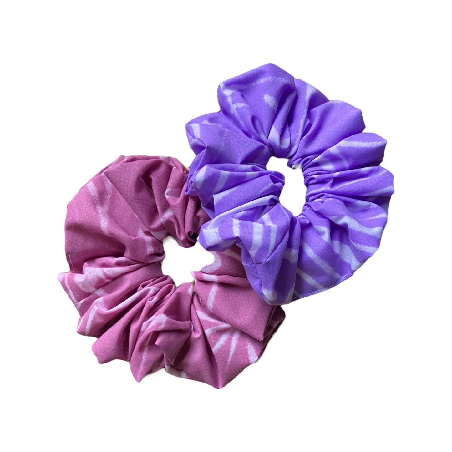 Extra Large (XL) Hand-painted Cotton Scrunchies Hair Accessories