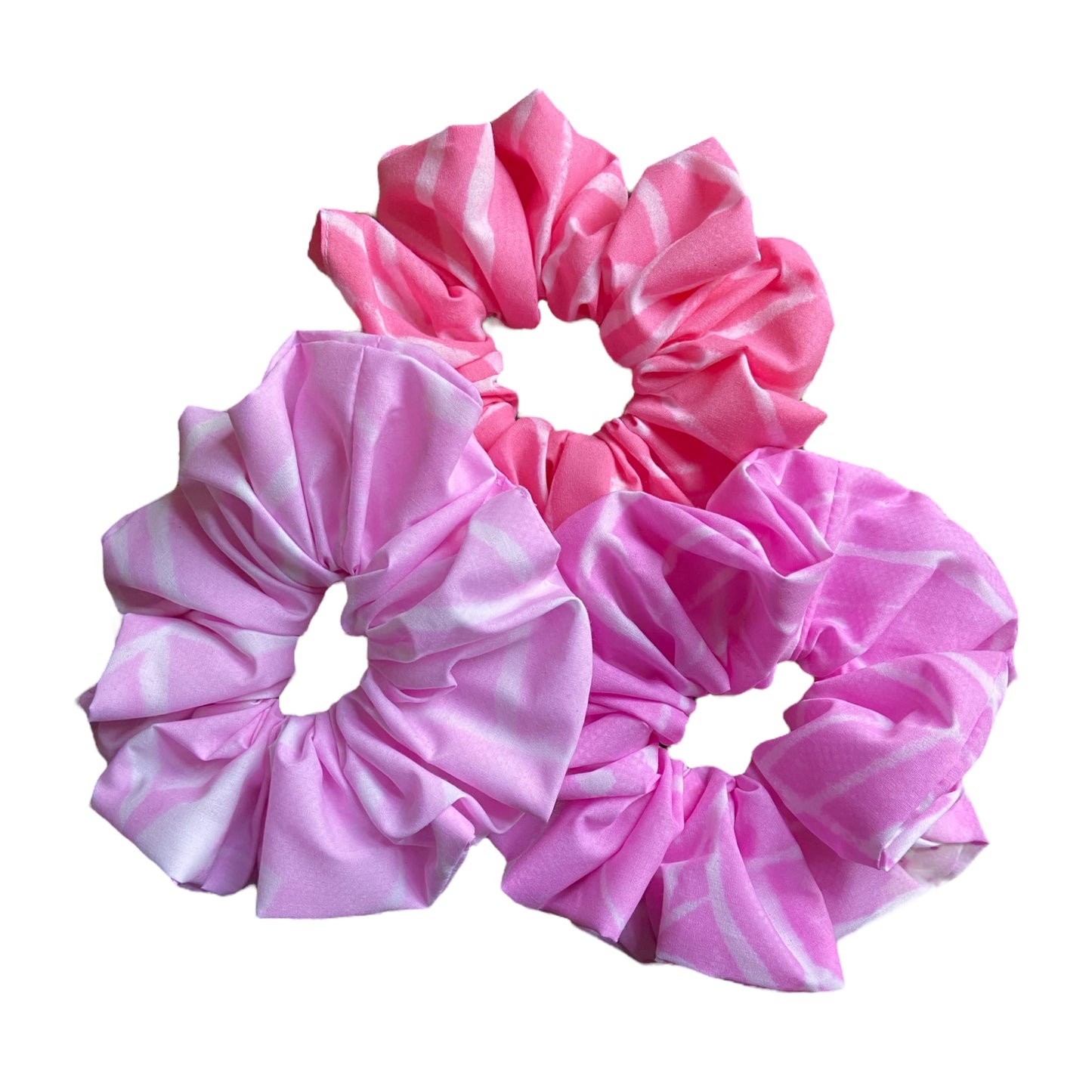 Extra Large (XL) Hand-painted Cotton Scrunchies Hair Accessories