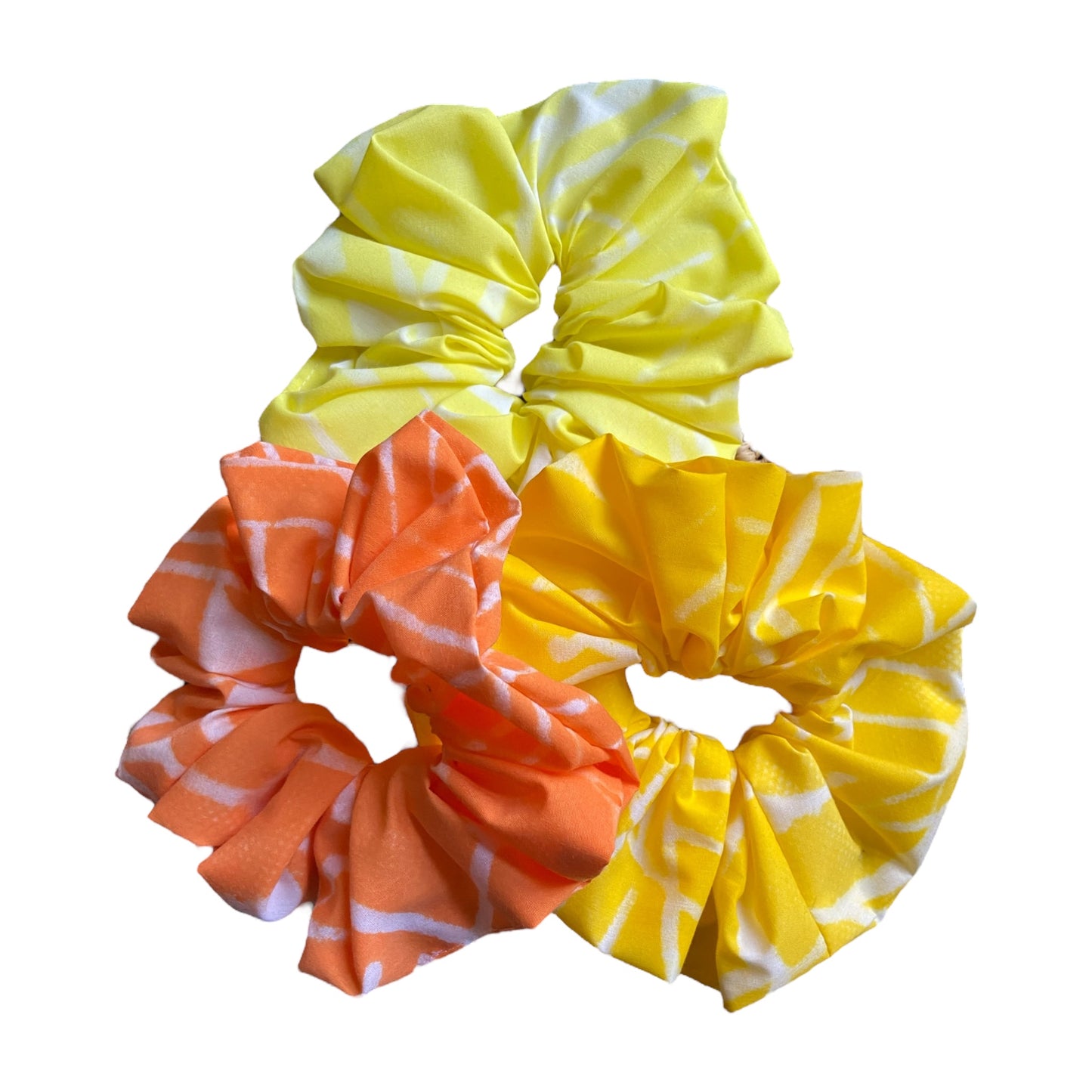 Extra Large (XL) Hand-painted Cotton Scrunchies Hair Accessories