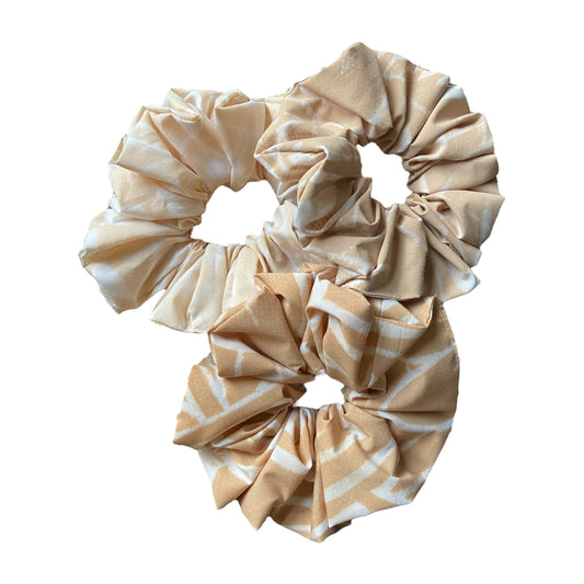 Extra Large (XL) Hand-painted Cotton Scrunchies Hair Accessories