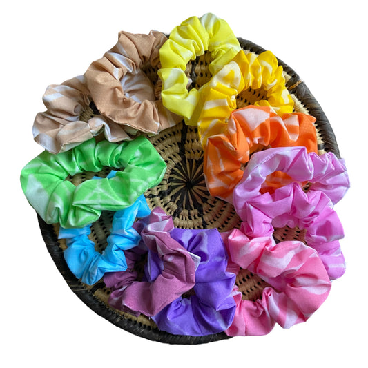 Medium (M) Hand-painted Cotton Scrunchies Hair Accessories