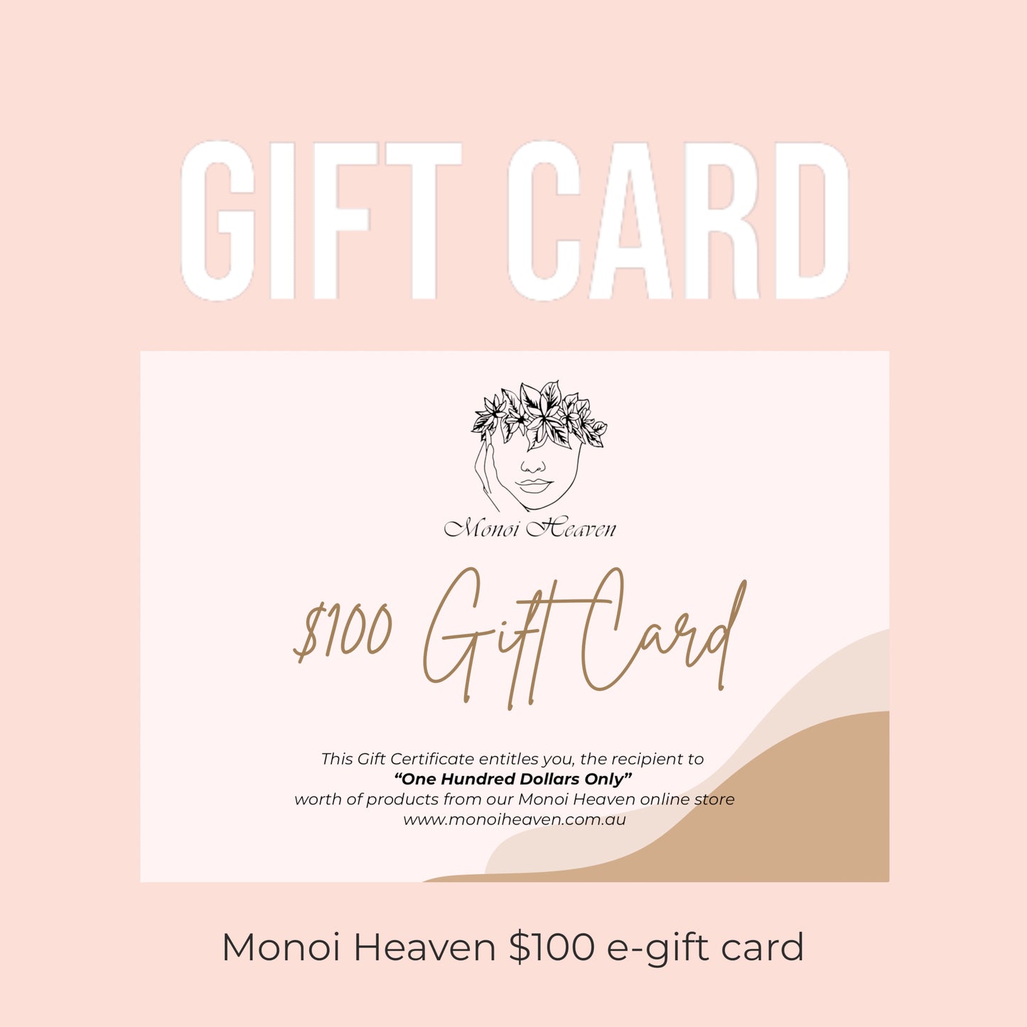 $100 Monoi Heaven e-Gift Card