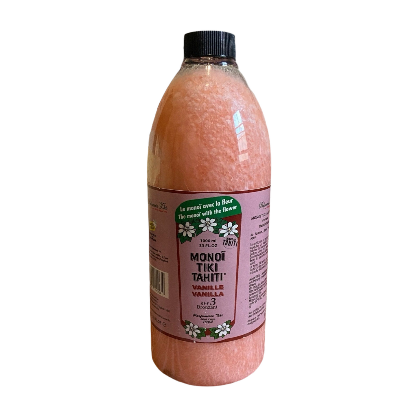 1 Litre Vanilla Bronzant Monoi Oil