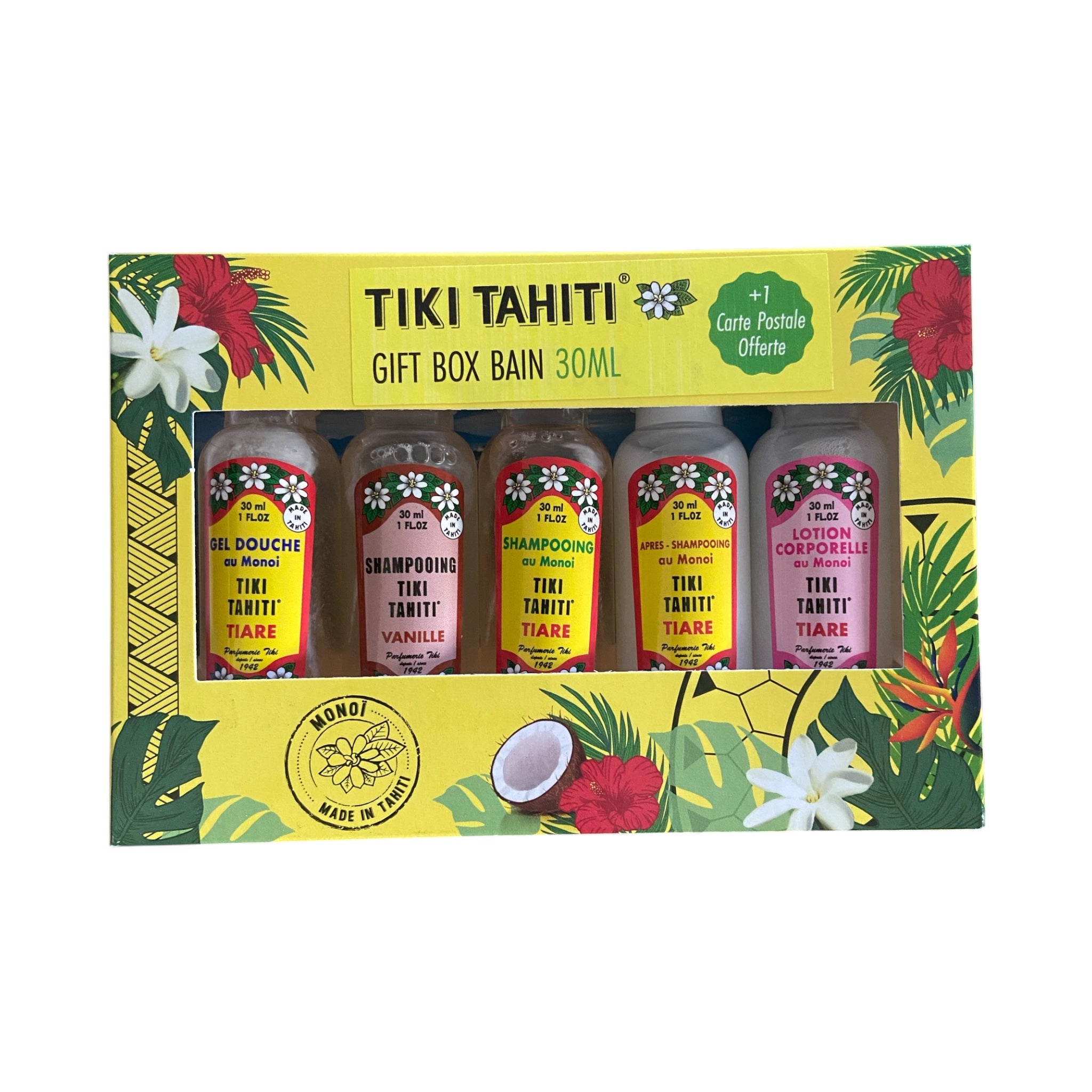 Monoi Tiki Tahiti - 5pc Pamper Mini Giftset 30ml – Monoi Heaven
