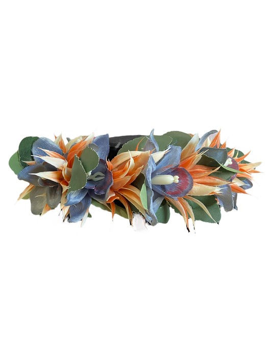 Foufou Floral Crown & Ei Katu Headpiece – Handcrafted Polynesian Island Accessories